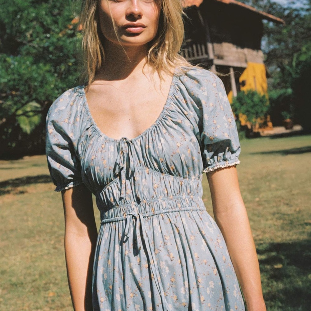 Christy Dawn Brynne Dress Pansy Blues -PXS